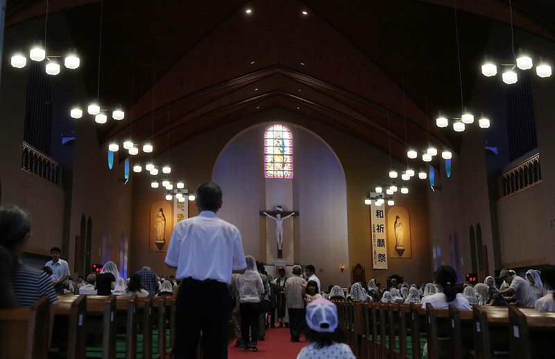 Ceremonia en la Catedral de Urakami