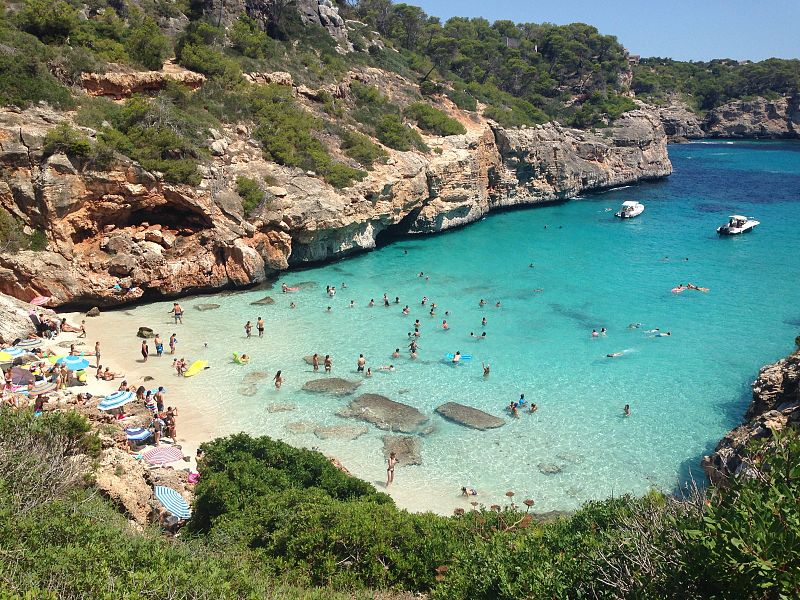 Cala des Moros (Mallorca).