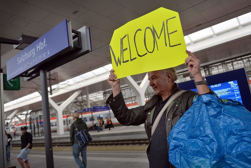 Austria da la bienvenida a los refugiados