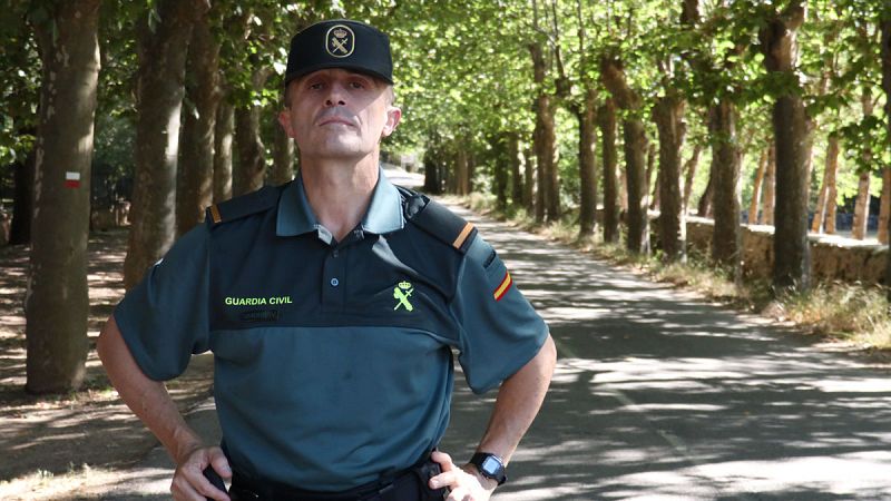 Olmos, guardia civil de Ezcaray