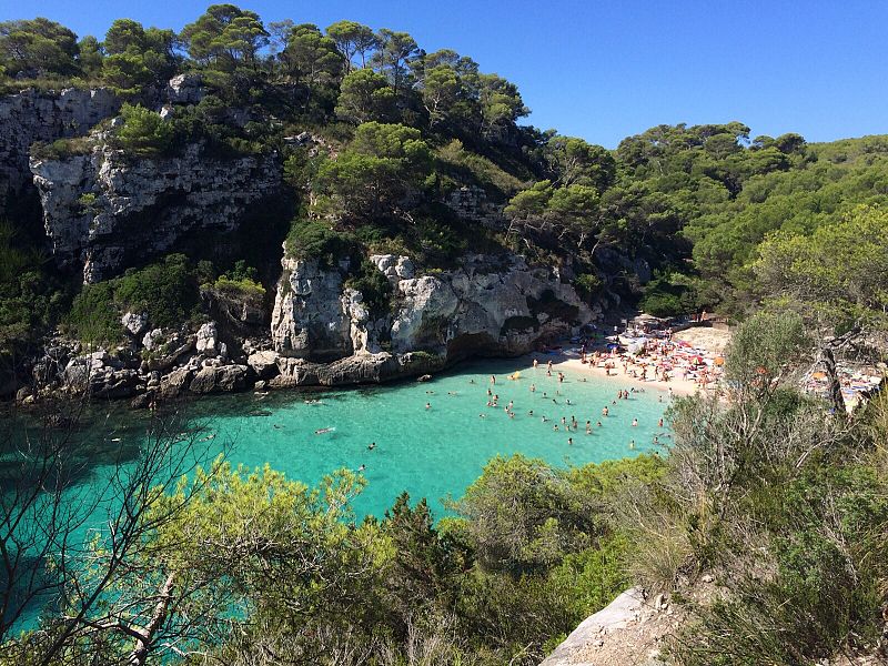 Cala Macarelleta (Menorca).