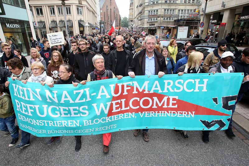 Hamburgo, por la tolerancia y contra los nazis