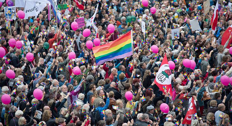 Los colores de la tolerancia de Hamburgo