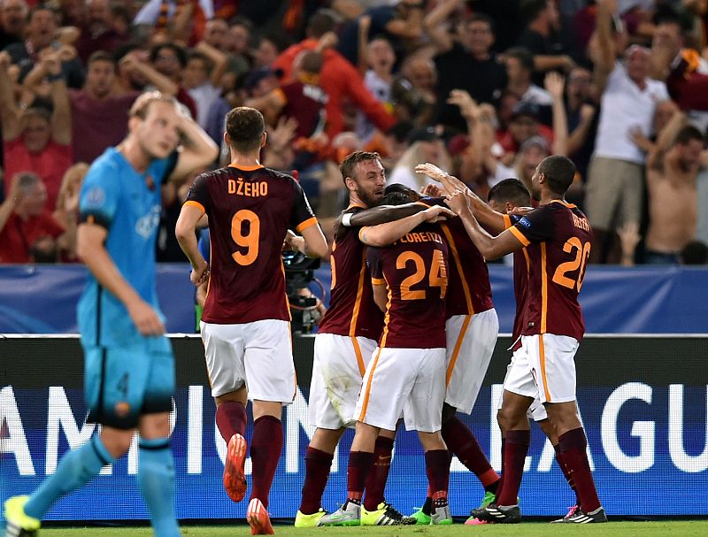 El centrocampista Alessandro Florenzi ha marcado el 1-1 para la Roma