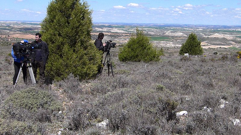 En el páramo buscando los mejores planos