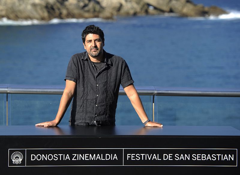 Cesc Gay posa en el Festival de San Sebastián