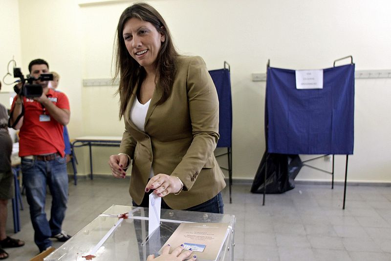 La portavoz del Parlamento griego, Zoe Konstantopoulou