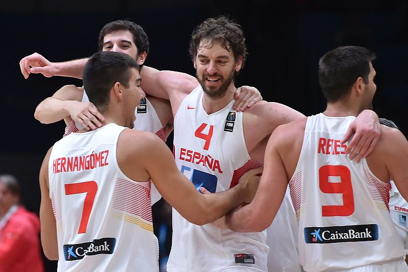 Vives y Hernangómez, dos de los menos habituales, se han sumado a la celebración