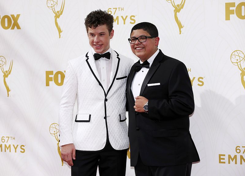 Nolan Gould y Rico Rodriguez, conocidos por interpretar a Luke y a Manny.