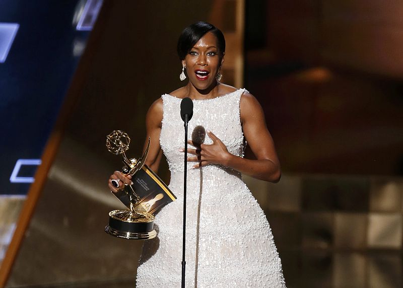 Regina King celebra su reconocimiento por 'American Crime'.