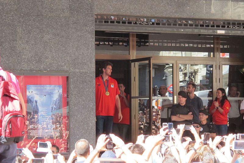 Pau Gasol fue aclamado