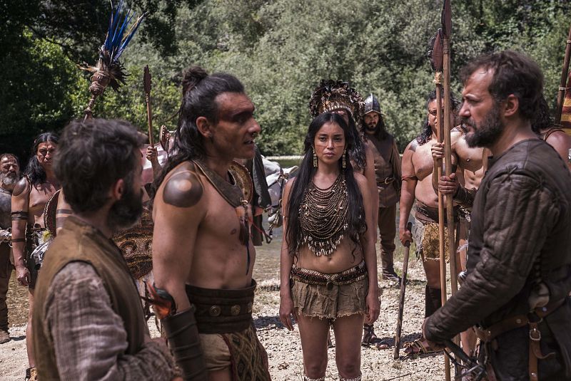 Los aztecas ofrecen su oro a cambio de que Hern�n se marche