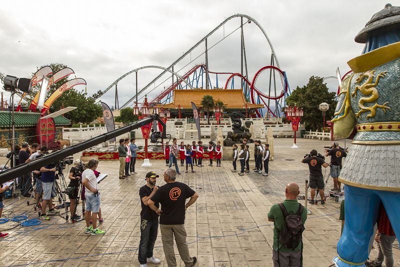 Gran despliegue para las pruebas de exteiores