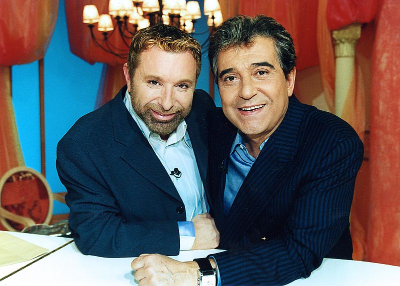 Andrés Pajares junto a José Manuel Parada