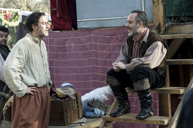 Sátur y Cipri en su último repaso de guión