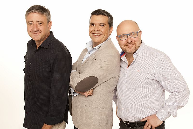 Ramón Arangüena, Alfredo Menéndez y Javier Capitán