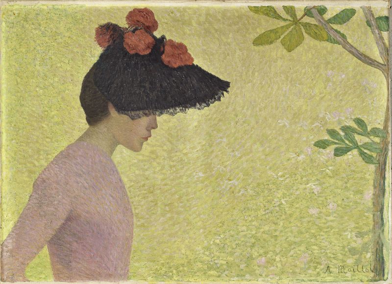 Aristide Maillol, Profil de femme, c. 1896