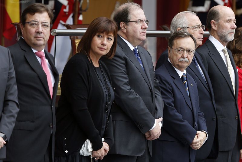 Los presidentes de Extremadura, Baleares, Castilla y León, de Ceuta y de Melilla.