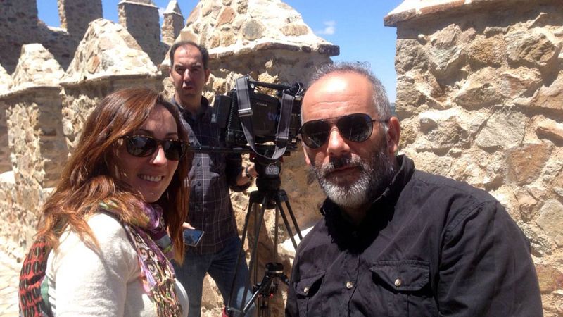  Grabación en las murallas de Ávila