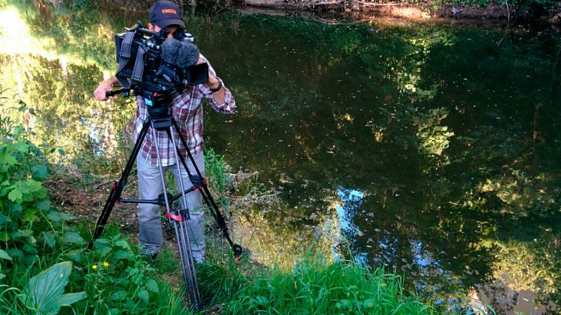  El equipo ha grabado en las distintas ciudades en las que dejó huellas Santa Teresa 