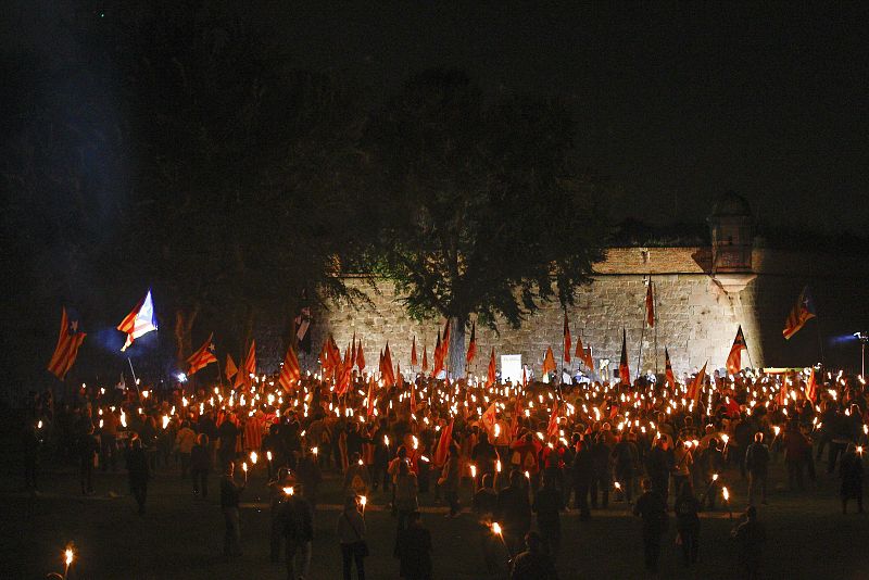 MARCHA DE ANTORCHAS EN HOMENAJE A LLUIS COMPANYS