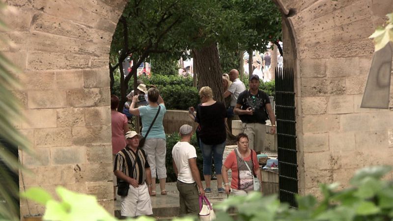 El increible éxito turístico de Mallorca se aprecia en las calles de Palma