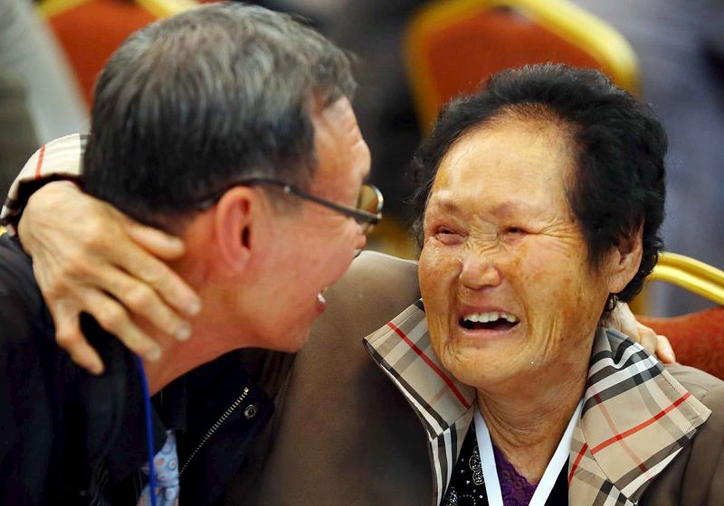 Muchos familias saben que este reencuentro será también una despedida para siempre.