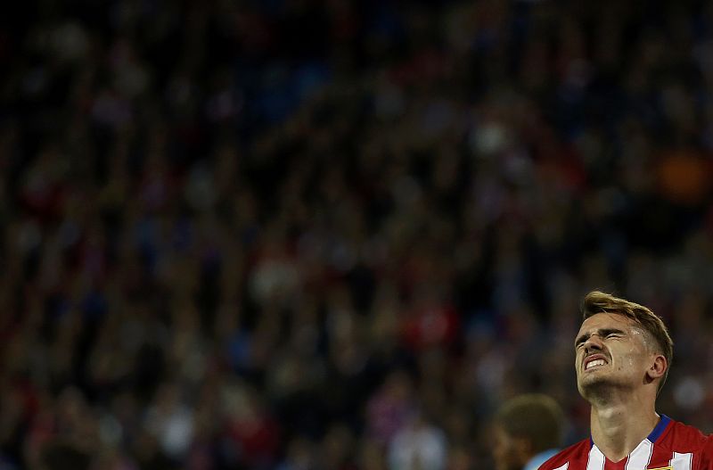 Griezmann se lamente de una ocasión perdida ante el Astana.