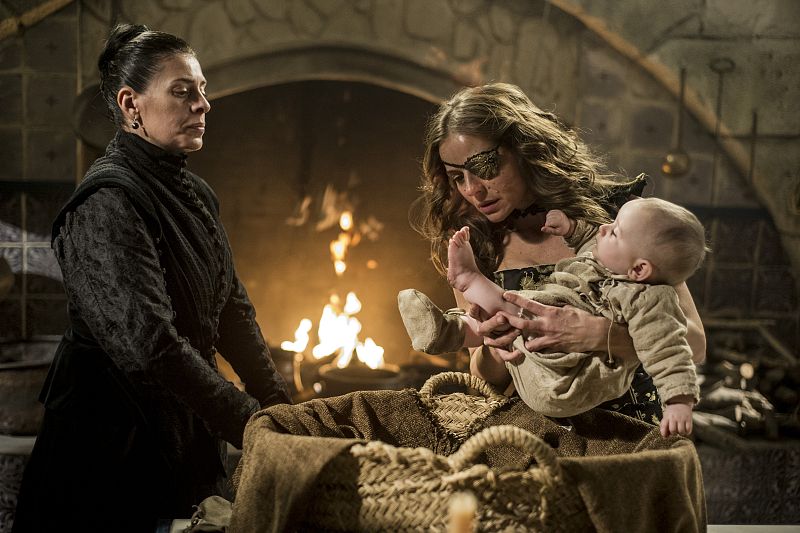 El bebé tiene la marca del Comisario