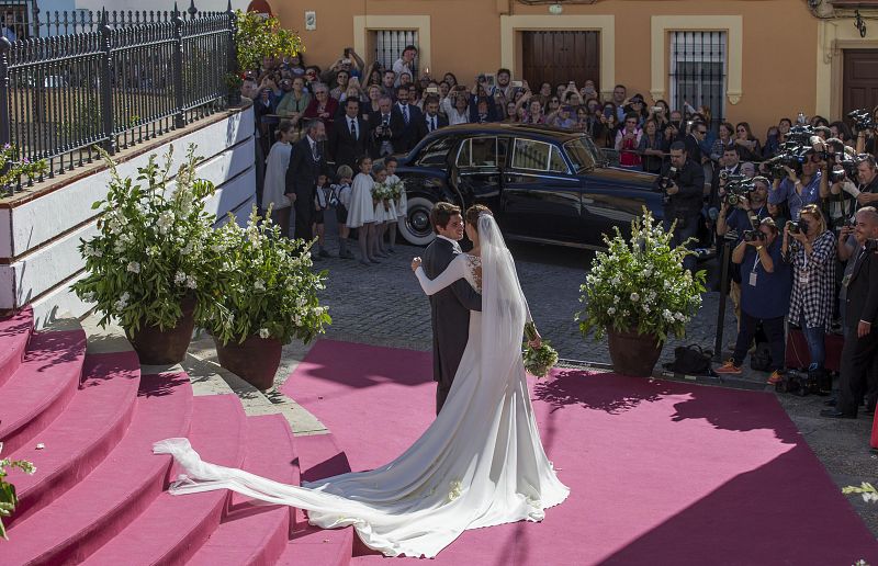 Eva González y Cayetano Rivera se casan en Mairena del Alcor, Sevilla