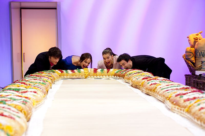 Los jueces y Eva se meriendan el gran roscón