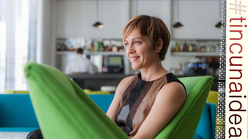 Marta Cáceres, presentadora de "Tinc una idea"