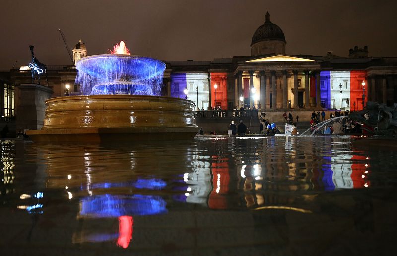 La National Gallery, uno de los museos más importantes de Inglaterra y de toda Europa, en la Trafalgar Square