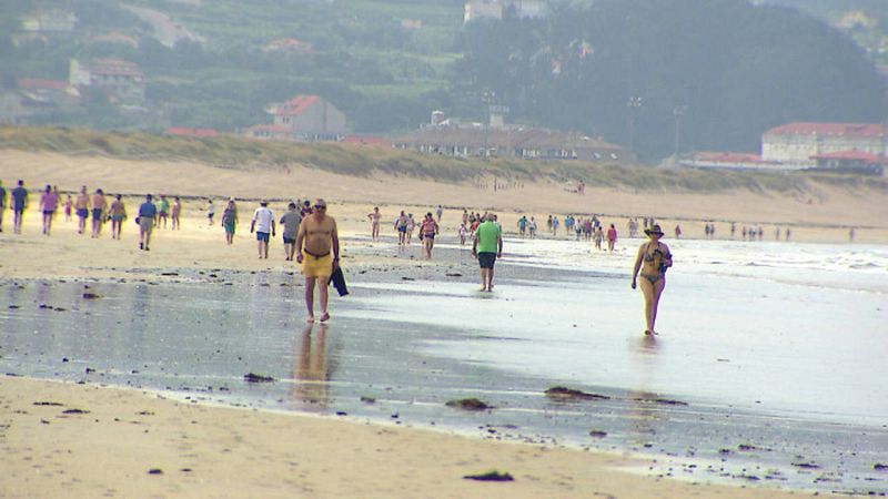 Turismo de sol y playa en A Lanzada, O Grove.