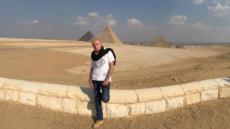 'Espacio en blanco', desde el templo de Luxor en Egipto