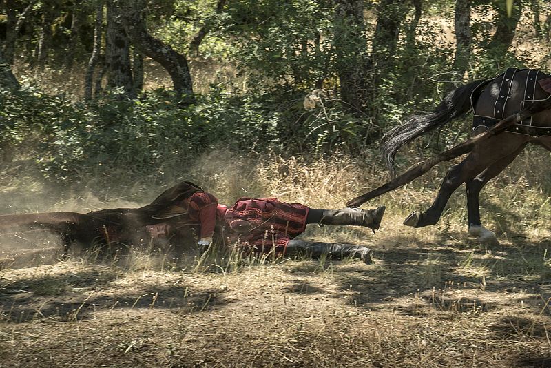 Carlos V se cae del caballo