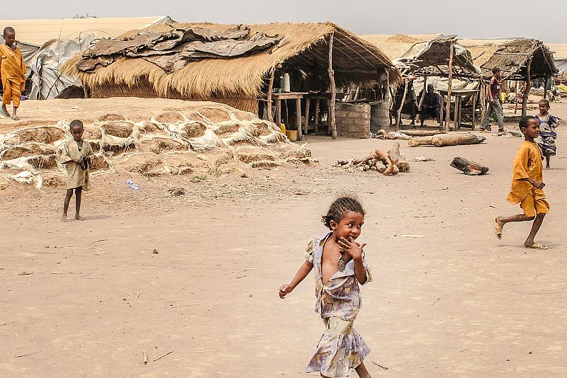 El campo de Moyen Sido alberga a más de 2.000 desplazados