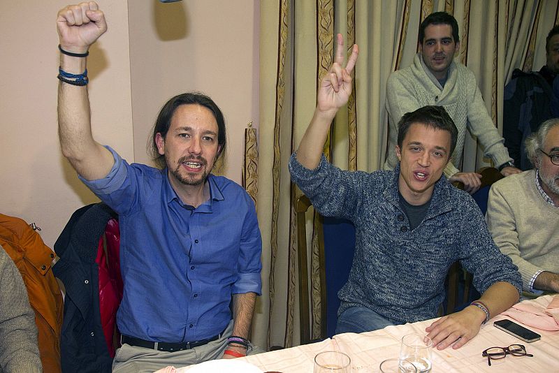 El secretario general de Podemos, Pablo Iglesias, y el director de campaña, Íñigo Errejón, arrancan la campaña electoral del 20D en Zamora.