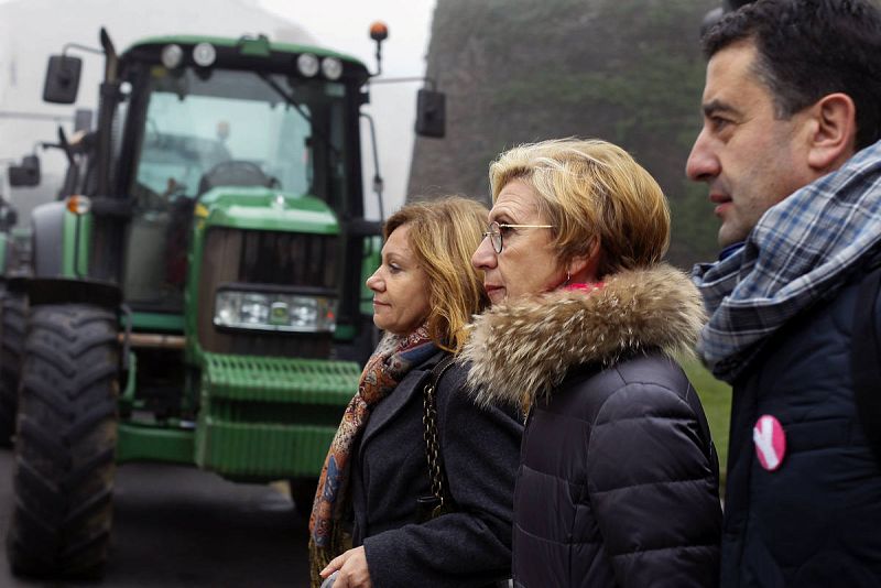 La portavoz de UPyD en el Congreso de los Diputados, Rosa Díez, hace campaña por su formación. 