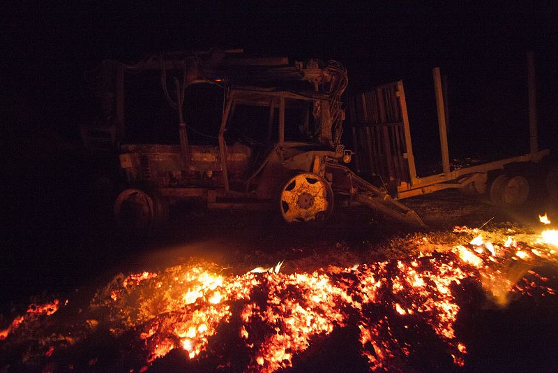 Más de un centenar de incendios en Asturias