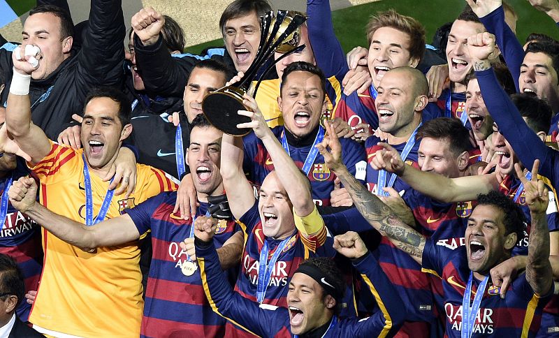 El Barcelona sucede al Real Madrid como campeón del mundo de clubes.