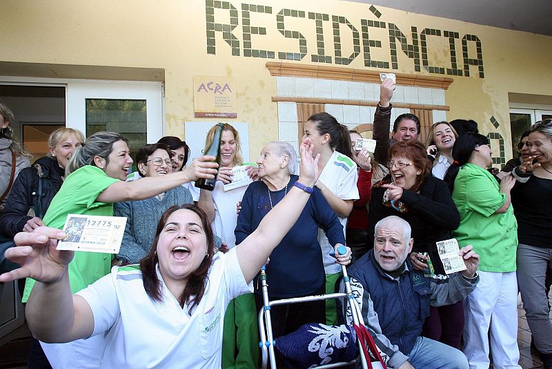 Una residencia de ancianos ha atraído la suerte de la lotería de Navidad con el número 12.775