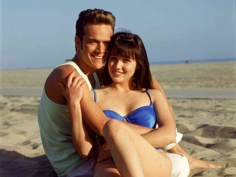 Dylan y Brenda, una de las parejas más famosas de la televisión