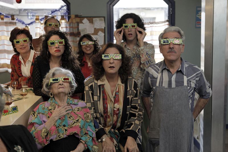 San Genaro alucina con las gafas 3D