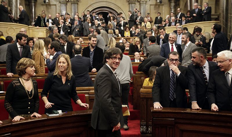 Pleno de investidura de Carles Puigdemont