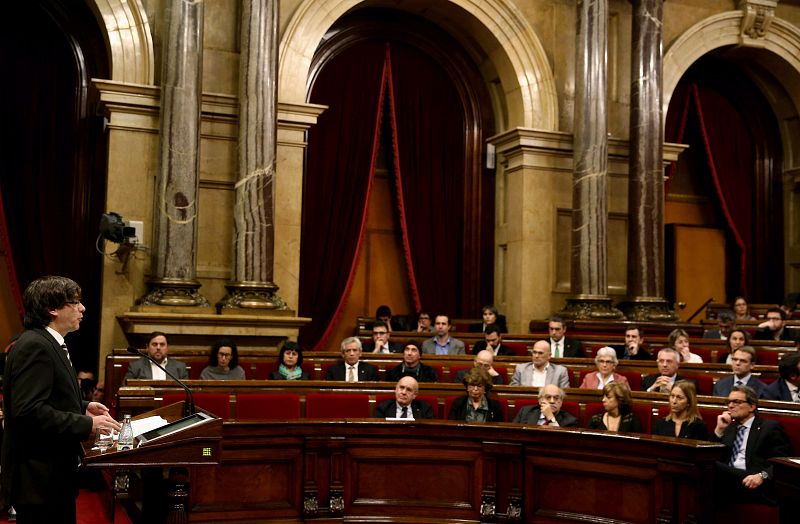 Pleno de investidura de Carles Puigdemont