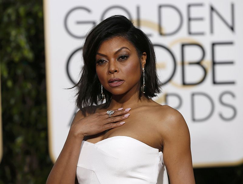 Taraji P. Henson arrives at the 73rd Golden Globe Awards in Beverly Hills