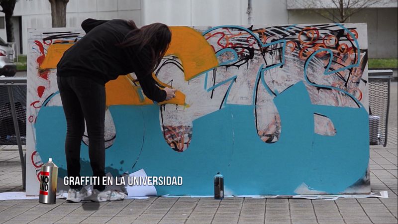 Graffiti en la Universidad de Vigo