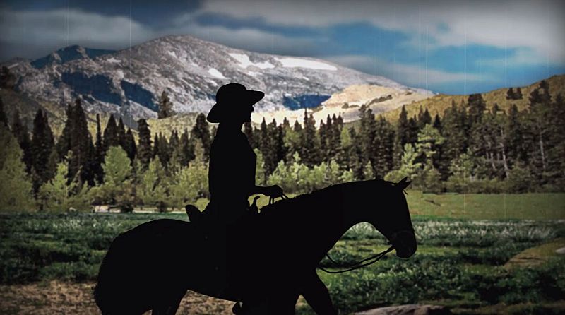 Ilustración del capítulo de Isabella Bird  - "La Muchacha del Oeste"