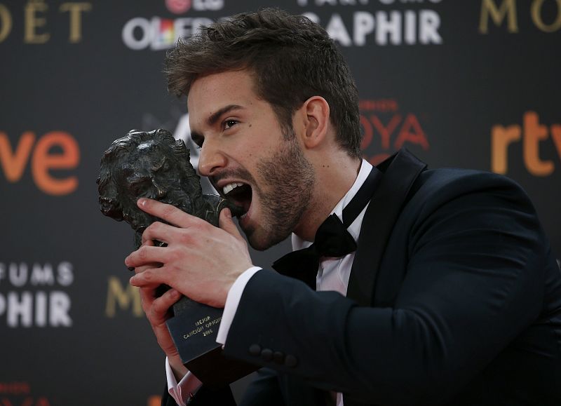 El músico Pablo Alborán, Goya a la mejor canción original